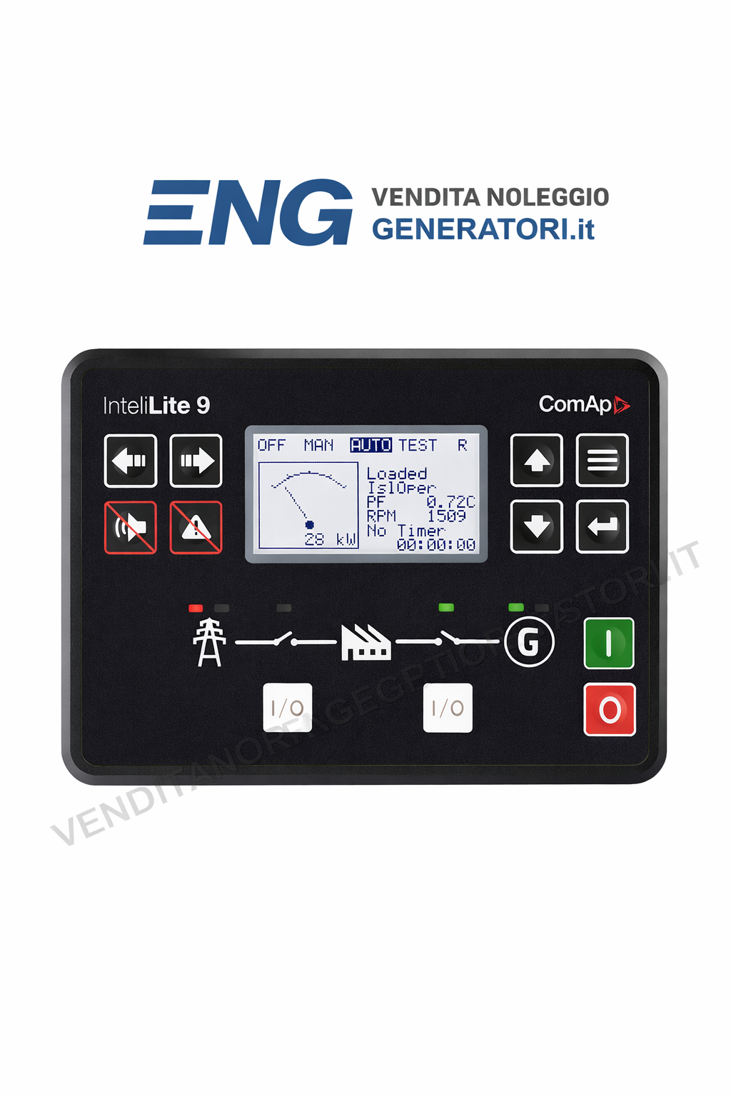 Guida installazione e programmazione centralina per gruppi elettrogeni COMAP Intelilite 9
