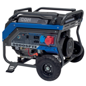 Stock di 10 gruppi elettrogeni trifase benzina con quadro automatico ATS - 9kVA (7.2kW) - CGM 9000SPTA