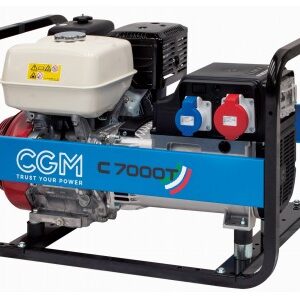 Gruppo Elettrogeno a benzina trifase da 5kVA - CGM C5000T - avviamento a strappo