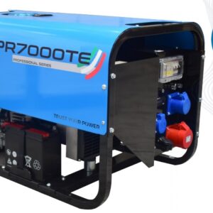 Generatore di corrente a 7 kVA trifase con AVR - motore Honda - CGM PR7000TE