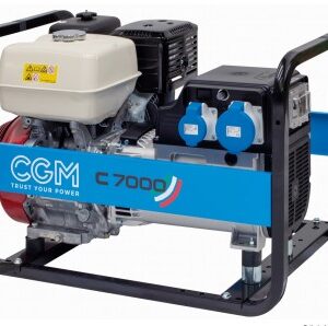 Gruppo Elettrogeno a benzina monofase da 7kVA motore Honda - CGM C7000E