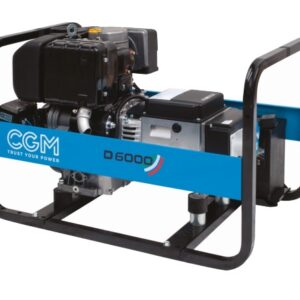 Generatore elettrico diesel monofase 6.6 kVA massimi - CGM D6000Y - Motore Kohler