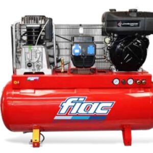 Motocompressore diesel con motore LOMBARDINI. Serbatoio da 200 lt, 14.8 CFM - Fiac MSU 598/200 AE