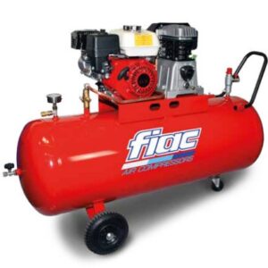 Motocompressore a benzina con motore HONDA 5.5 HP. Serbatoio da 200 lt, 18.2 CFM - FIAC S200/515