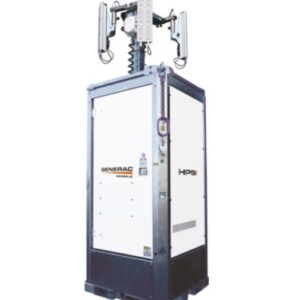Torre faro altezza 8.5 metri - 4 fari da 360W - Generac Hydro Powerbox 360 Hyper