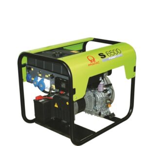 Generatore Diesel Monofase Pramac S6500 (24L) 230V 50Hz Stage V – Gruppo Elettrogeno Insonorizzato 5.9 kVA con Avviamento Elettrico