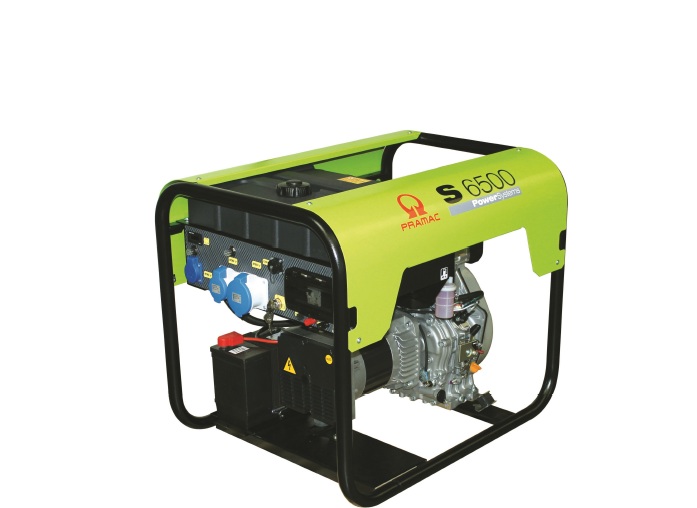Generatore Diesel Monofase Pramac S6500 (24L) 230V 50Hz Stage V – Gruppo Elettrogeno Insonorizzato 5.9 kVA con Avviamento Elettrico