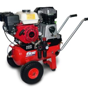 Motocompressore a benzina con motore Honda 5.5 HP. Serbatoio da 24 lt, 18.2 CFM - AGRI 515/24