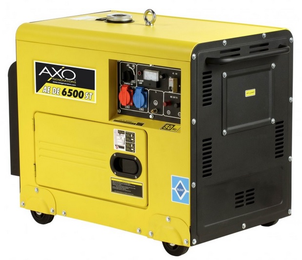 Generatore di corrente diesel trifase 6 kVA – 5 kW – silenziato ( con  quadro automatico opzionale ) - ENG Service : Noleggio gruppi elettrogeni e  UPS , Vendita generatori nuovi ed usati