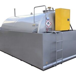 Cisterna/serbatoio carburante da 3.000 litri - con vasca 110% ed erogatore P55