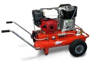 Motocompressore a benzina con motore Honda 9HP. Serbatoio da 17+17 lt, 23.7 CFM - AGRI 90/678