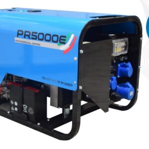Generatore di corrente a benzina 5 kVA monofase - Con AVR e motore Honda - CGM PR5000E