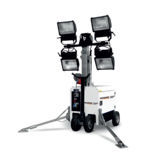 Torre Faro Generac MT1-MH con 4 fari da 400W Ioduri Metallici - Altezza 5.3 metri