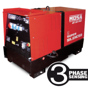 Generatore elettrico trifase 20 kVA ( 16 kW ) - Motore Perkins - MOSA GE 20 PSX