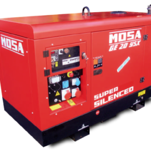 Generatore elettrico monofase 20 kVA ( 16 kW )  - Motore Diesel Yanmar - MOSA GE 20 YSX MONO