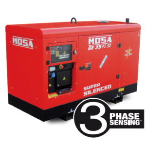 Gruppo Elettrogeno Supersilenziato 30 kVA ( 24 kW ) - Motore Perkins - MOSA GE 35 PS SX