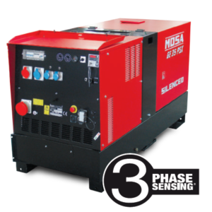 Generatore elettrico trifase 30 kVA ( 24 kW ) - Motore Perkins - MOSA GE 35 PSX