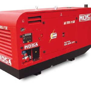 Gruppo elettrogeno trifase 350 kVA ( 280 kW ) - Motore Iveco FPT - MOSA GE 385 FSX