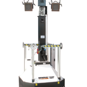 Torre Faro a Led altezza 10 metri - 4x150W con generatore - Generac CTF 10-LH