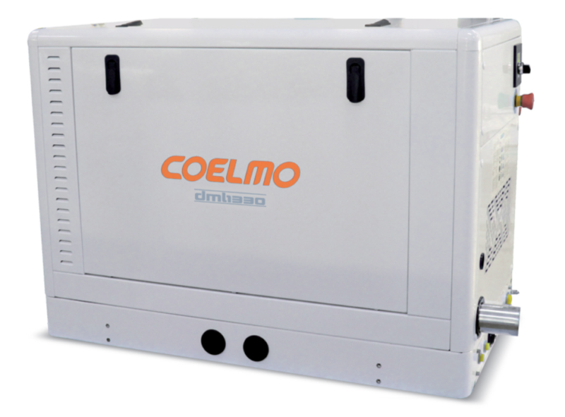 Gruppo Elettrogeno marino a diesel 13.3 kVA Monofase - Motore Kubota 1500 giri - Coelmo DML1330