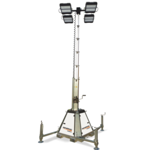 Torre faro Generac TF10 - 4x320W Led - Altezza 10 metri